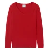 Pull Cachemire Femme Col V Basic