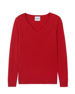 Pull Cachemire Femme Col V Basic