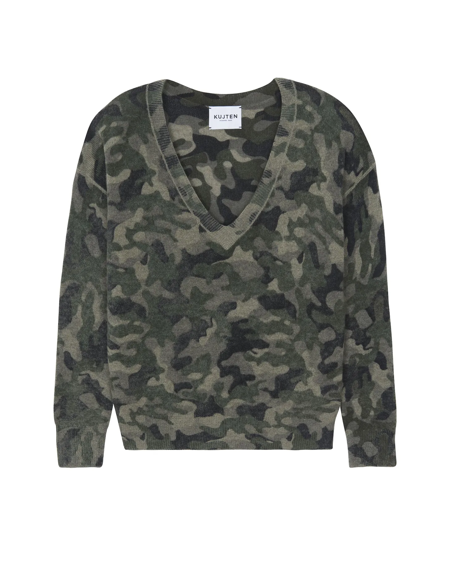 Pull Cachemire Femme Col V Boyfriend