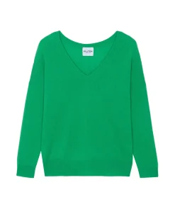 Pull Cachemire Femme Col V Boyfriend