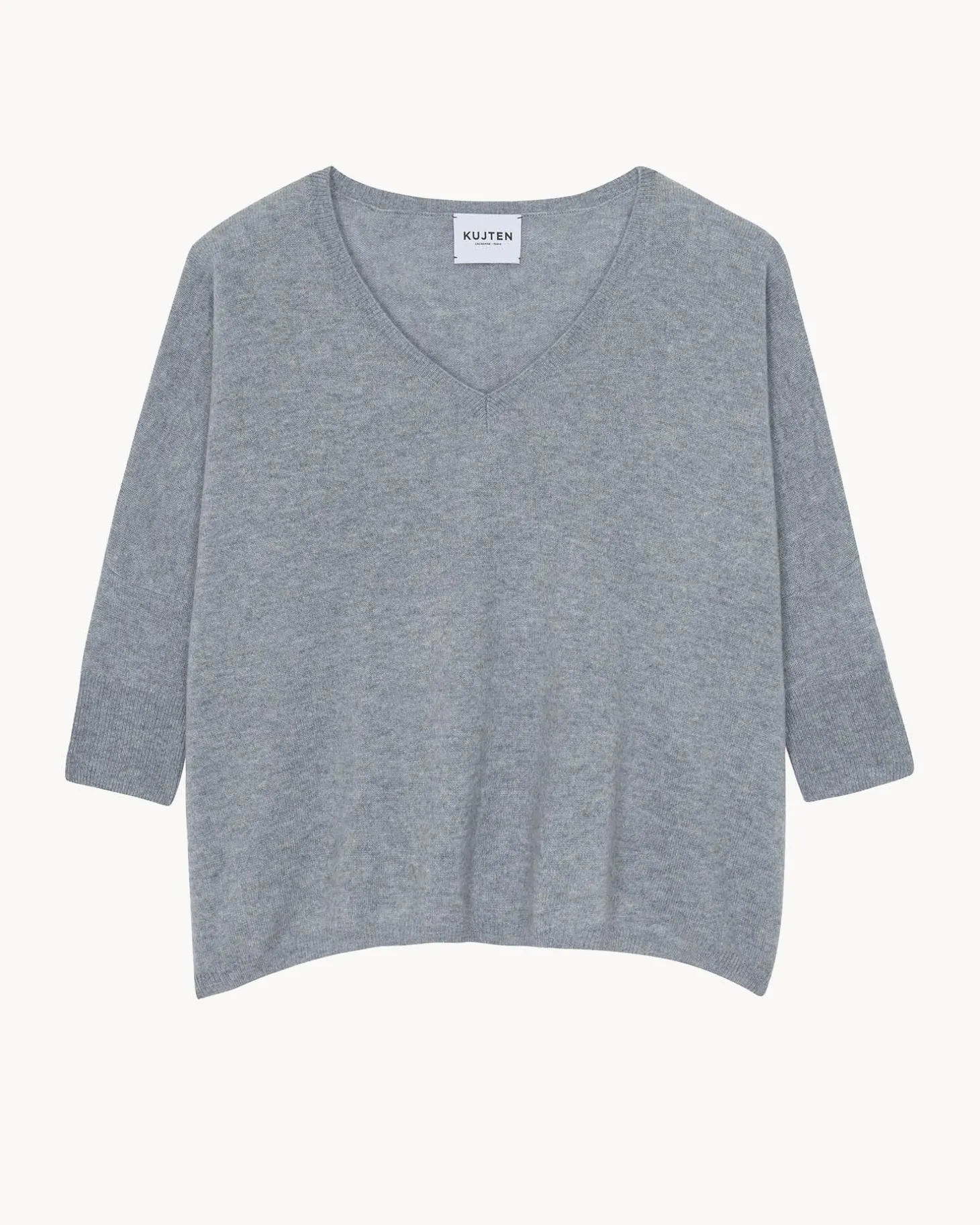 Pull Cachemire Femme Col V Oversize