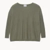Pull Cachemire Femme Col Rond Oversize, 2 Fils