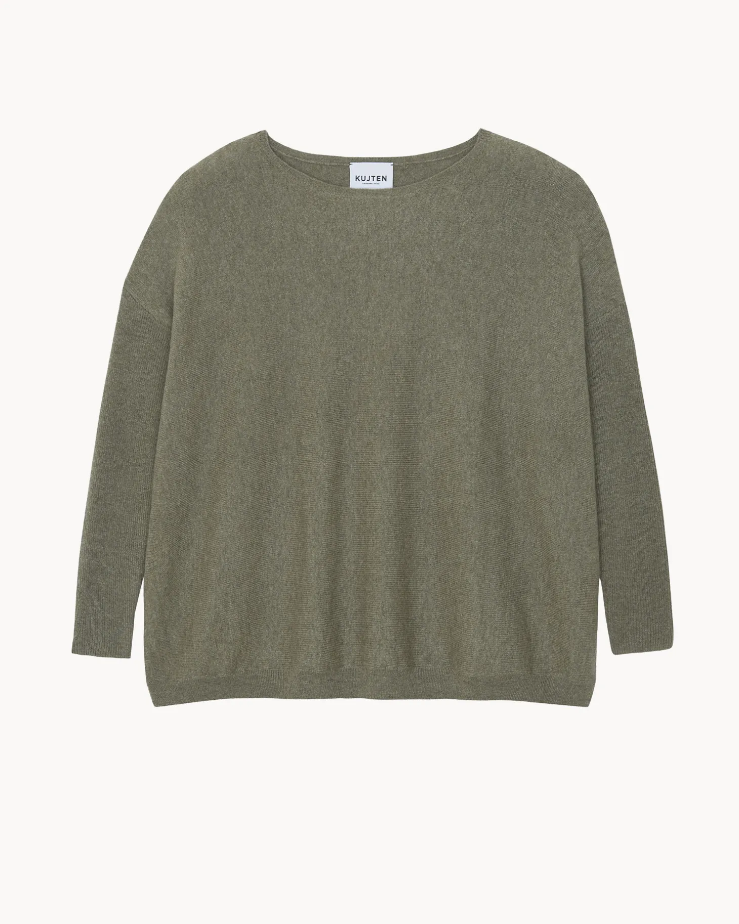 Pull Cachemire Femme Col Rond Oversize, 2 Fils