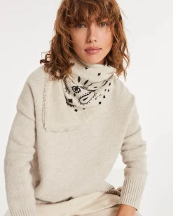 Pull Cachemire Femme Col Cheminee Oversize