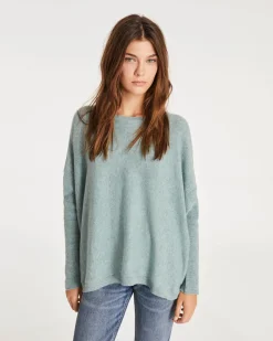 Pull Cachemire Femme Col Rond Oversize