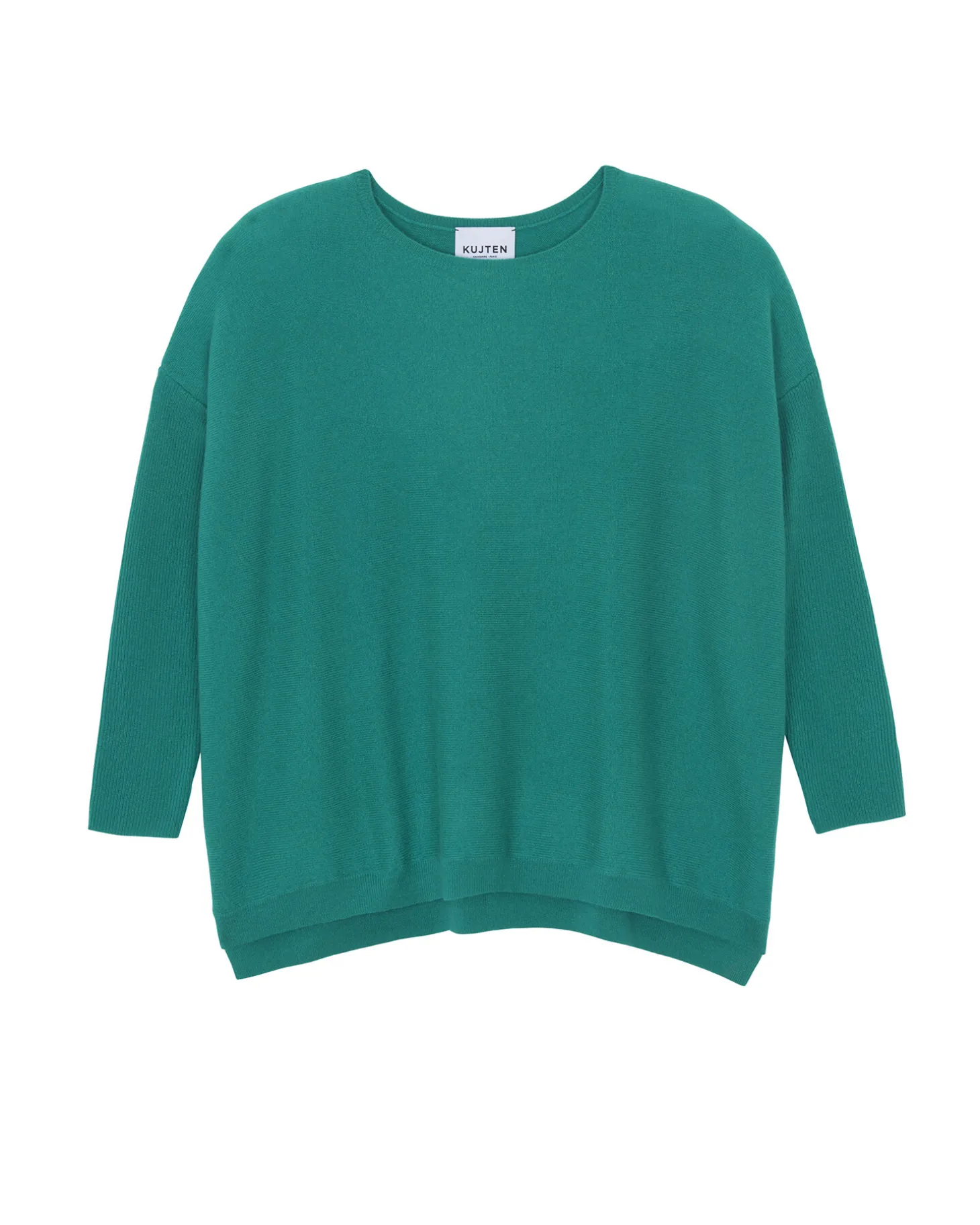 Pull Cachemire Femme Col Rond Oversize, 2 Fils