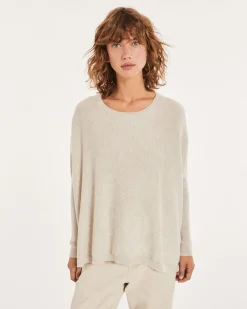 Pull Cachemire Femme Col Rond Oversize