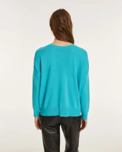 Pull Cachemire Femme Col V Boyfriend