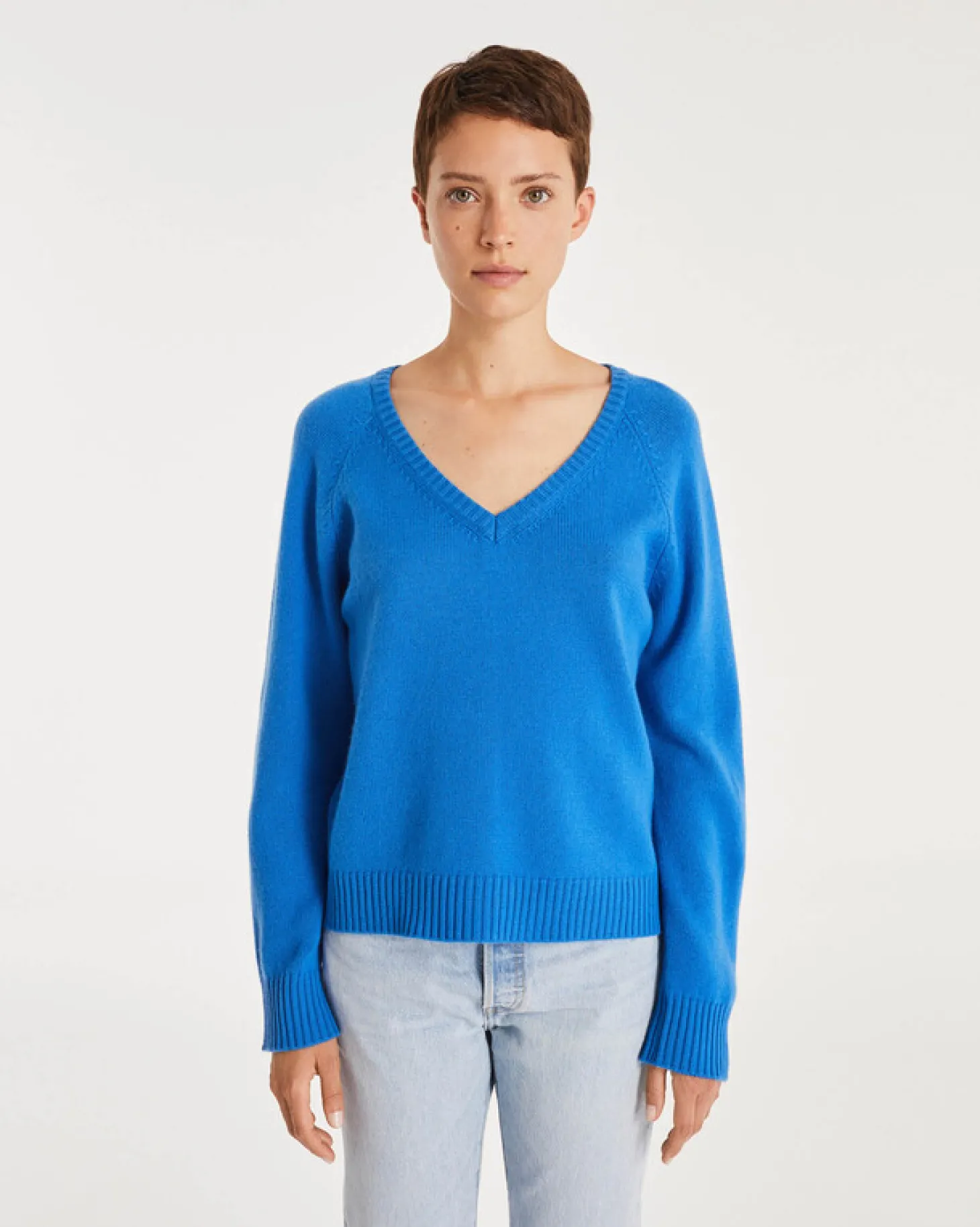 Pull Cachemire Femme Col V