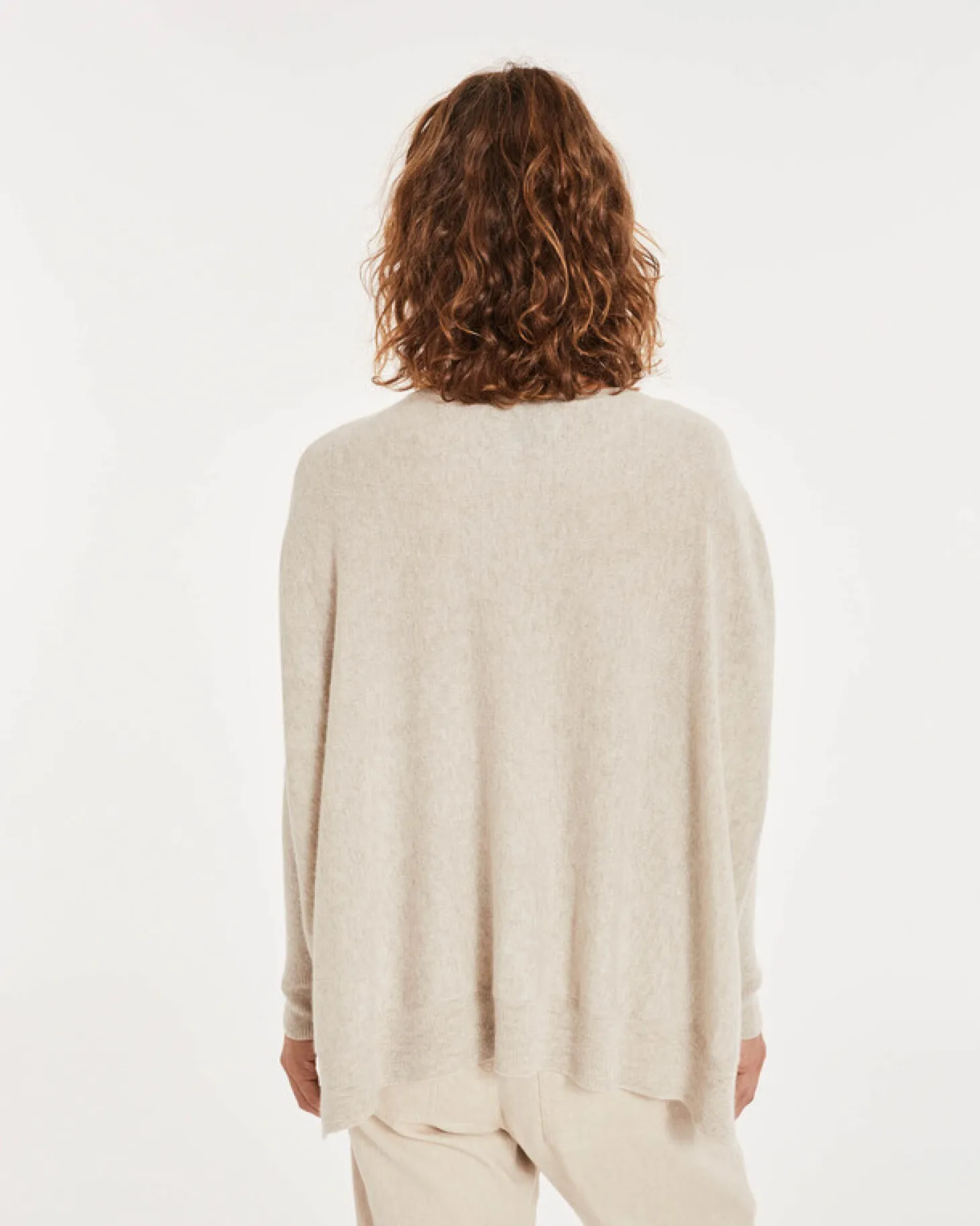 Pull Cachemire Femme Col Rond Oversize