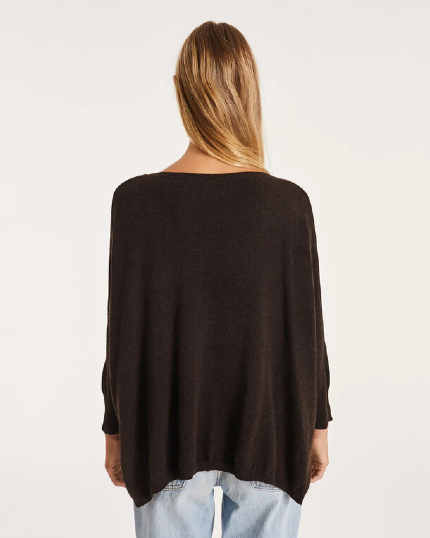 Pull Cachemire Femme Col V Oversize