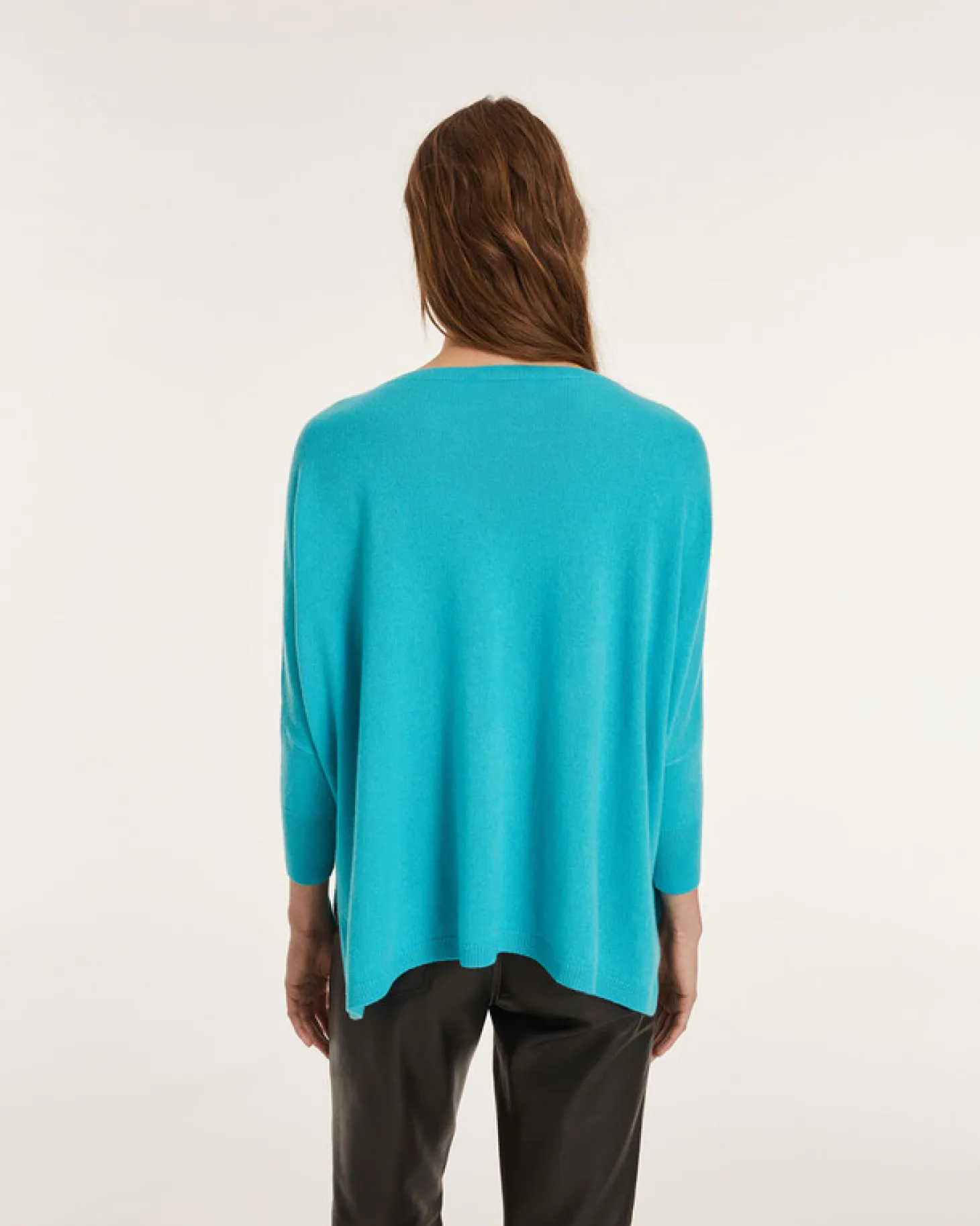 Pull Cachemire Femme Col V Oversize