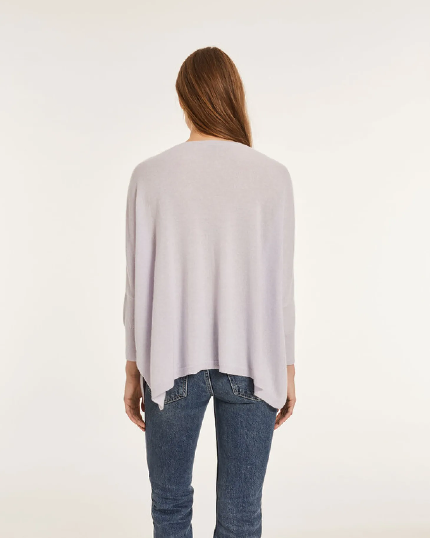 Pull Cachemire Femme Col V Oversize