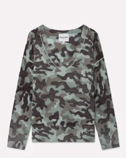 Pull Cachemire Femme Col V Boyfriend