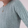 Pull Cachemire Femme Uni Manches Courtes