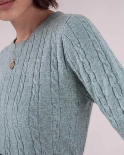 Pull Cachemire Femme Uni Manches Courtes