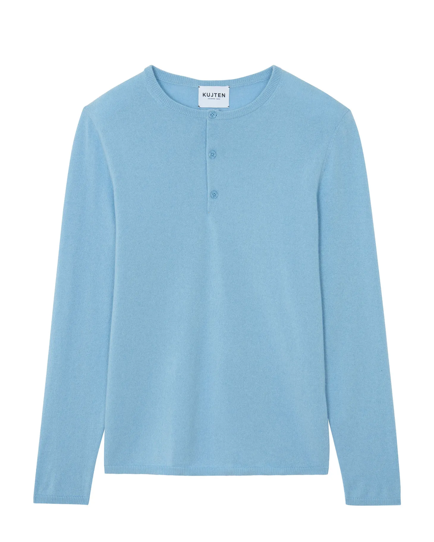 Pull Cachemire Homme Col Tunisien