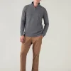 Pull Cachemire Homme Col Camionneur Uni