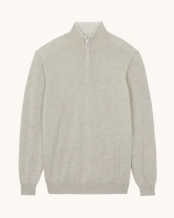 Pull Cachemire Homme Col Camionneur, 2 Fils