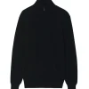 Pull Cachemire Homme Col Roule Uni Avec Patchs Aux Coudes