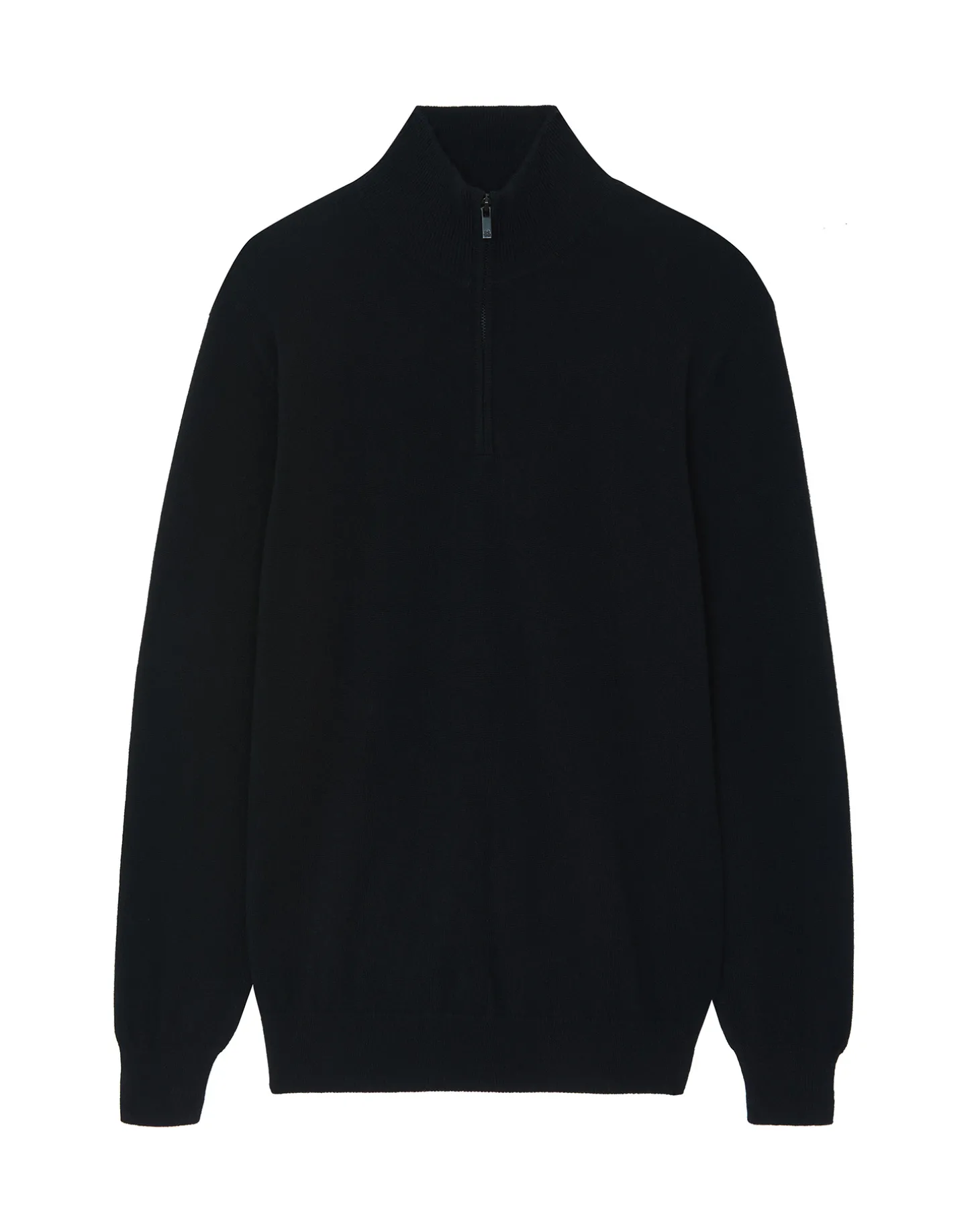 Pull Cachemire Homme Col Roule Uni Avec Patchs Aux Coudes