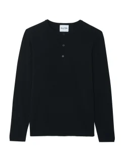 Pull Cachemire Homme Col Tunisien