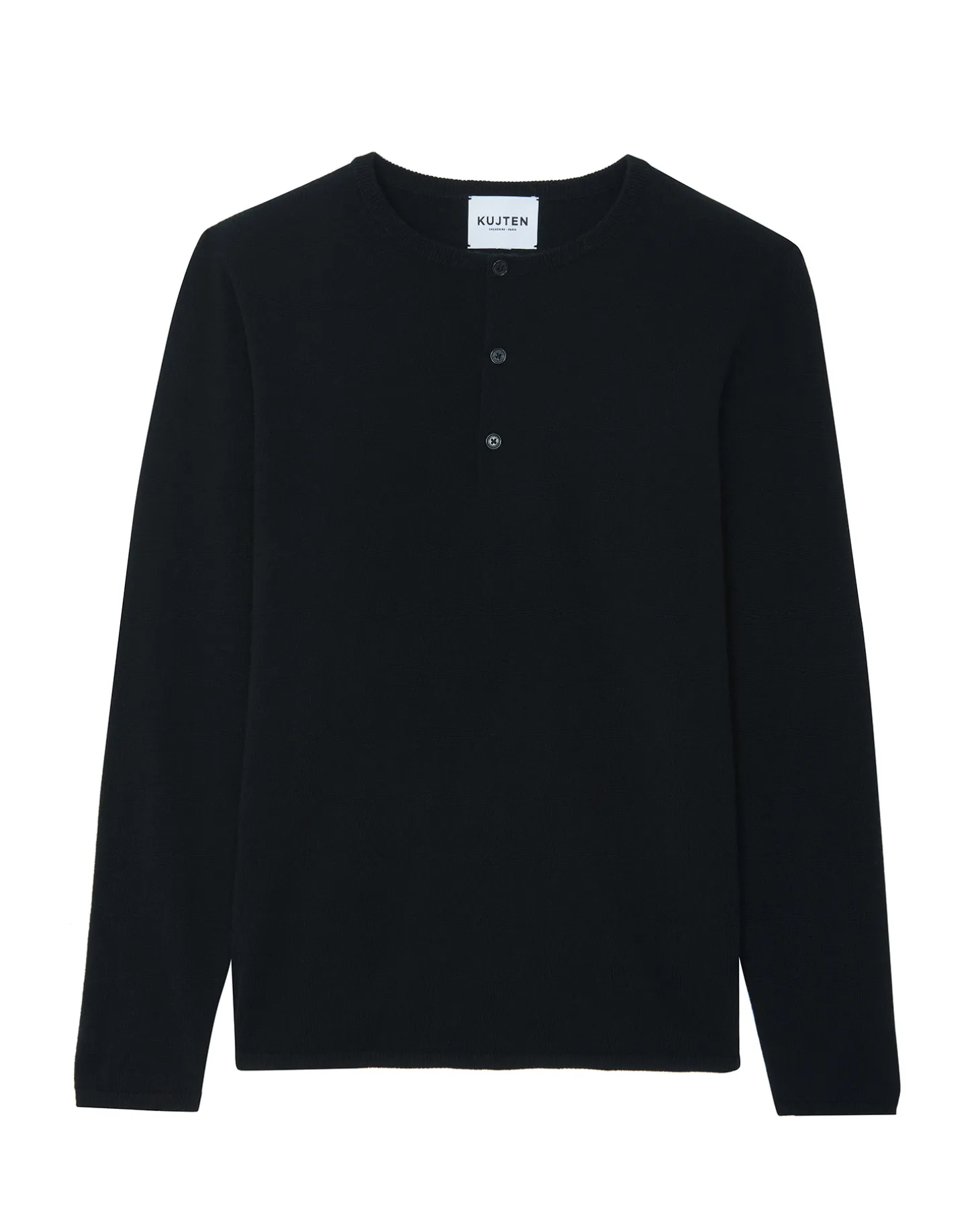 Pull Cachemire Homme Col Tunisien
