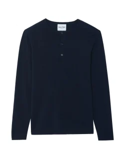 Pull Cachemire Homme Col Tunisien