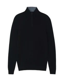 Pull Cachemire Homme Col Camionneur Uni