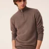 Pull Cachemire Homme Col Camionneur, 4 Fils