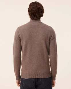 Pull Cachemire Homme Col Camionneur, 4 Fils