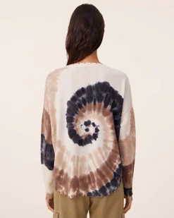 Pull Cachemire Liquette Tie & Dye, 2 Fils