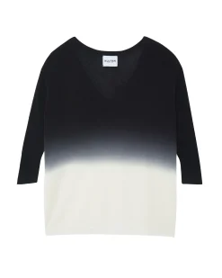 Pull Cachemire Manches 3/4 Dip Dye