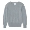 Pull Cachemire Manches Ballons Col Rond