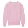 Pull Cachemire Manches Ballons Col Rond