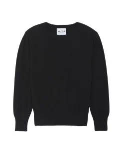 Pull Cachemire Manches Ballons Col Rond
