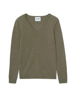 Pull Cachemire Manches Longues Basic