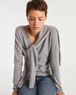 Pull Cachemire Manches Longues Basic