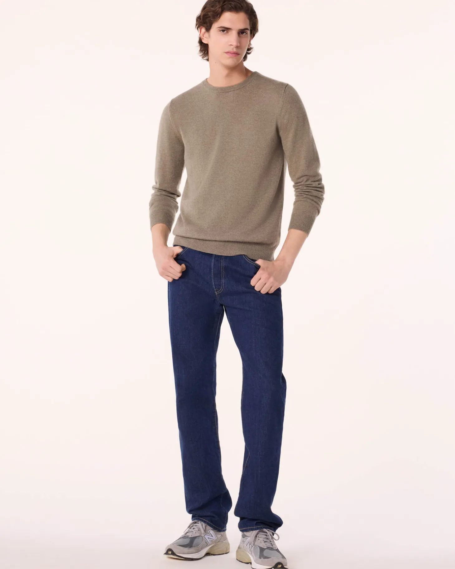 Pull Cachemire Manches Longues Basic
