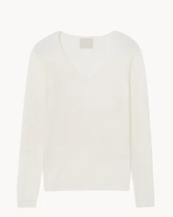 Pull Cachemire Manches Longues Basic