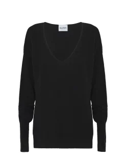 Pull Cachemire Manches Mitaines Femme