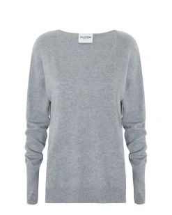 Pull Cachemire Manches Mitaines Femme