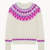 Pull Cachemire Manches Mitaines, 6 Fils