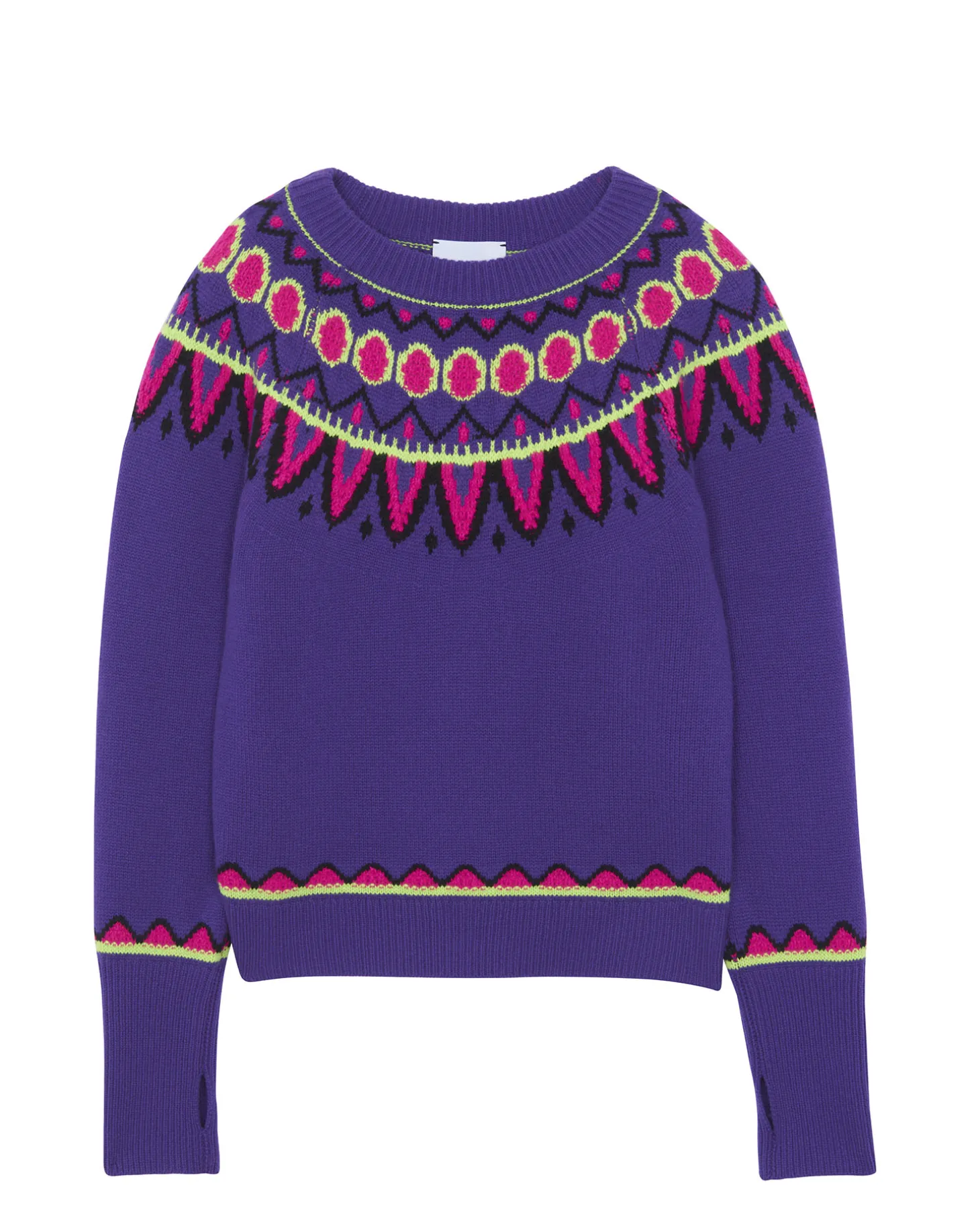 Pull Cachemire Manches Mitaines, 6 Fils