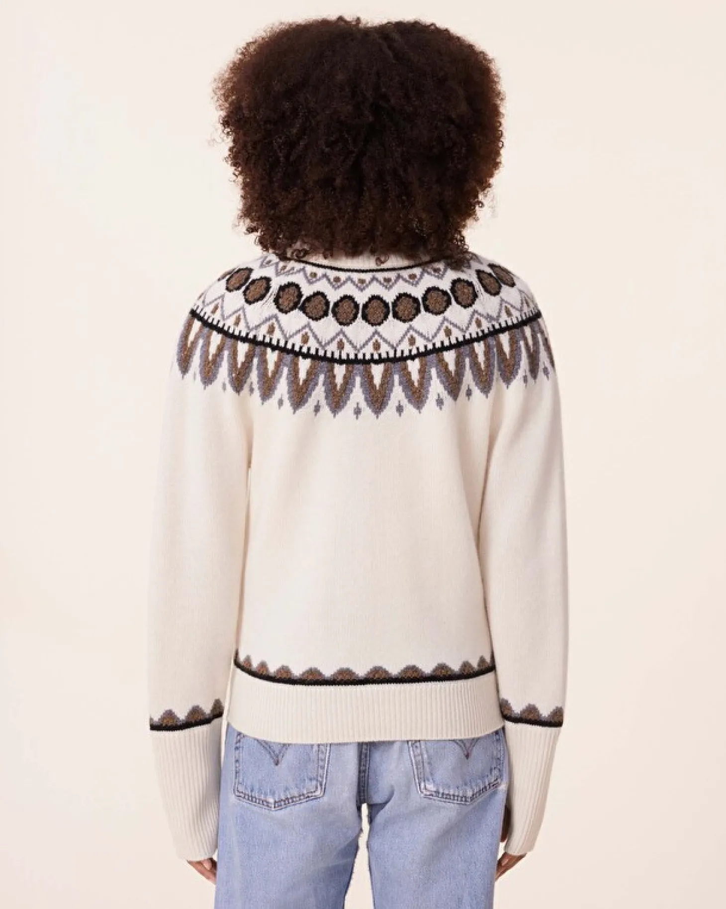 Pull Cachemire Manches Mitaines, 6 Fils