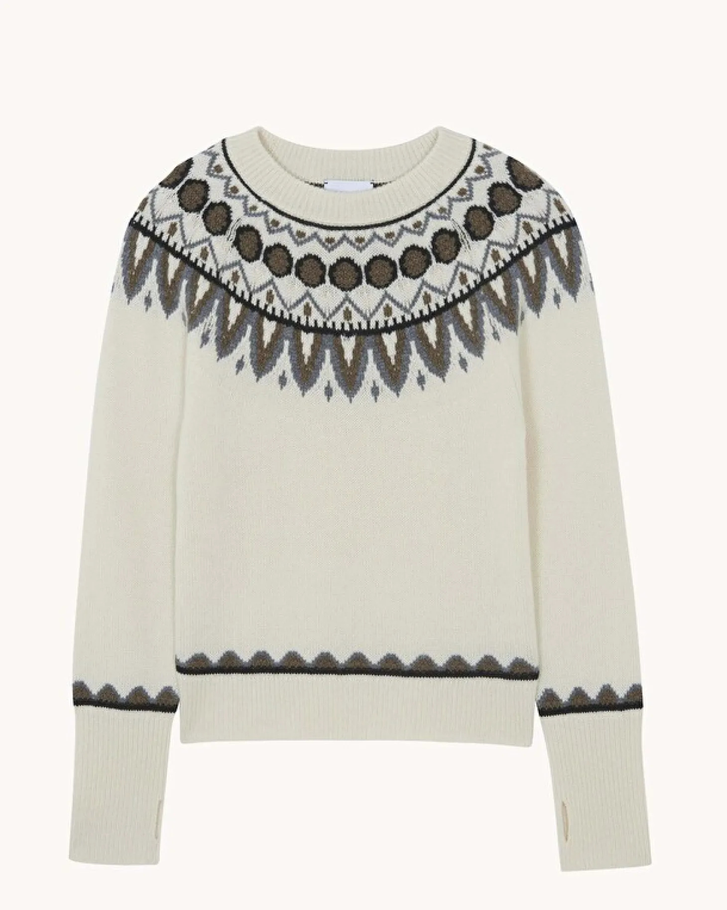 Pull Cachemire Manches Mitaines, 6 Fils