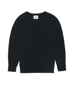 Pull Cachemire Oversize Col V Femme
