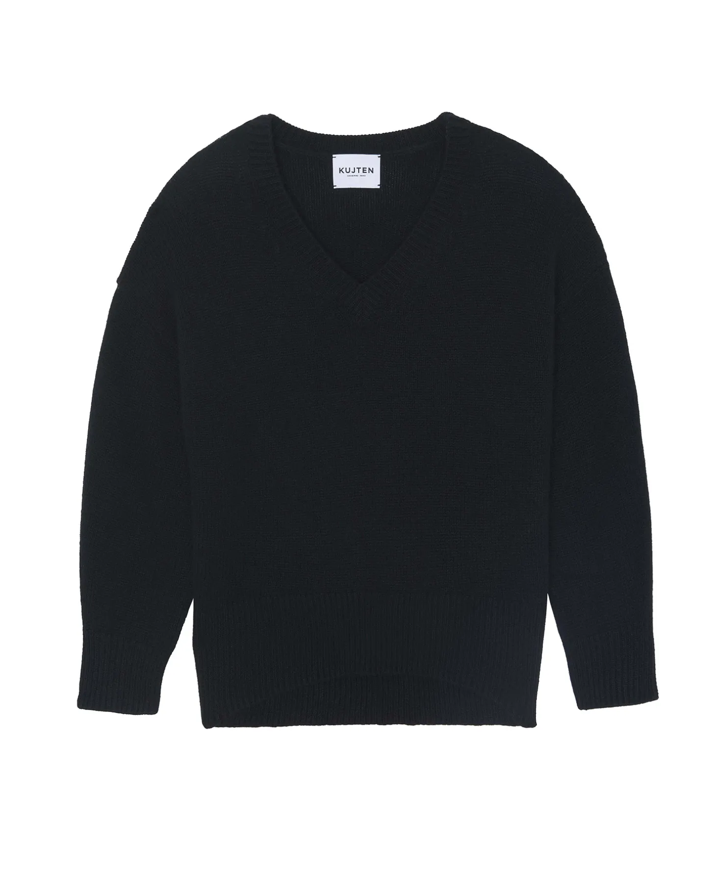 Pull Cachemire Oversize Col V Femme