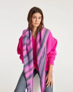 Pull Cachemire Oversize Col V Femme
