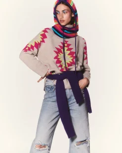 Pull Cachemire Oversize Col Cheminee, 8 Fils